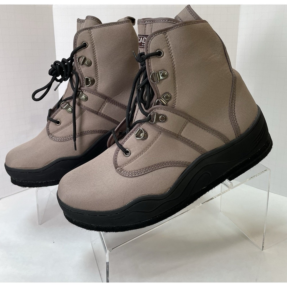 Caddis Explorer Heavy Duty Wading Fishing Boots Men's 10‎ Rubber Lug Soles NEW